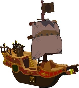 Pirate Ship Wheel Clip Art N3