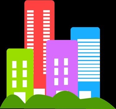 Real Estate Buildings Clip Art