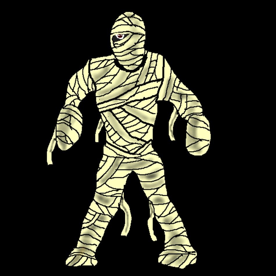 Scary Mummy Clip Art free image download