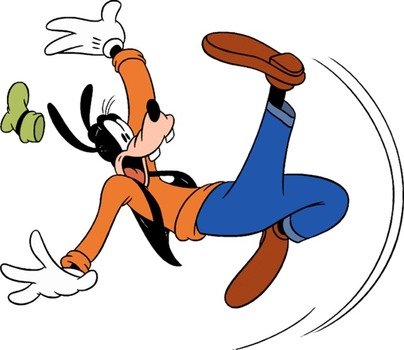 Cartoon Person Falling Down