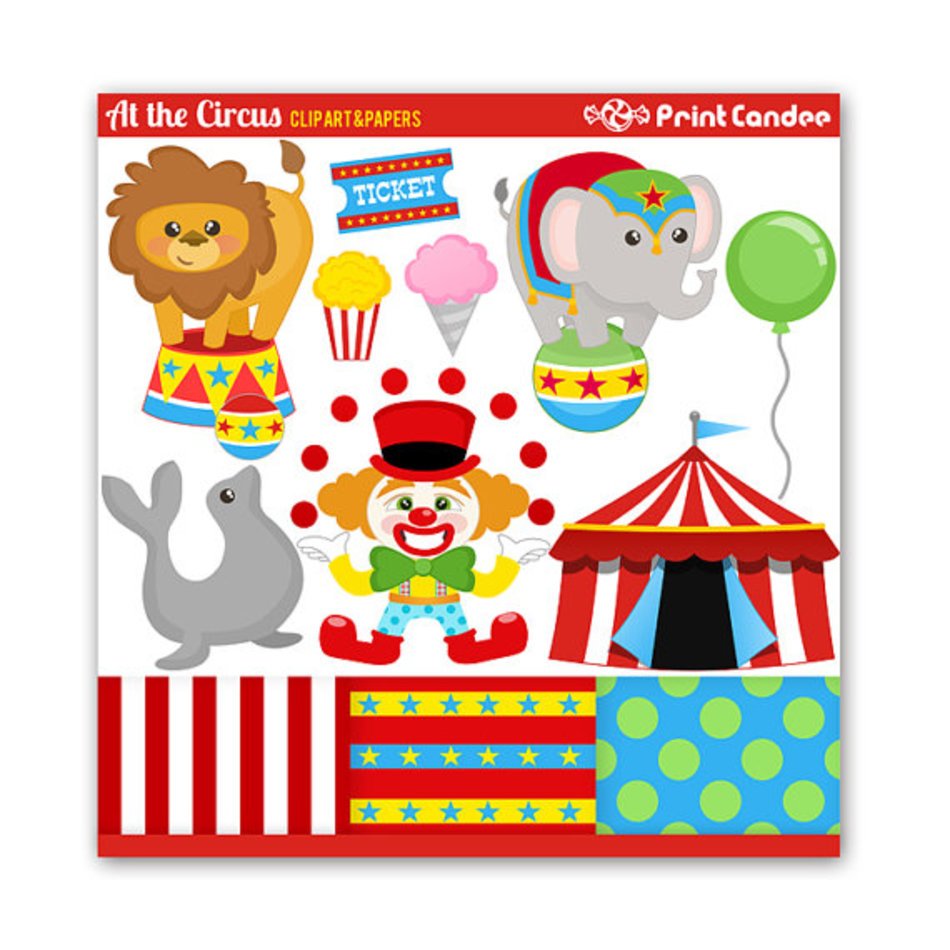 Digital Circus Clip Art