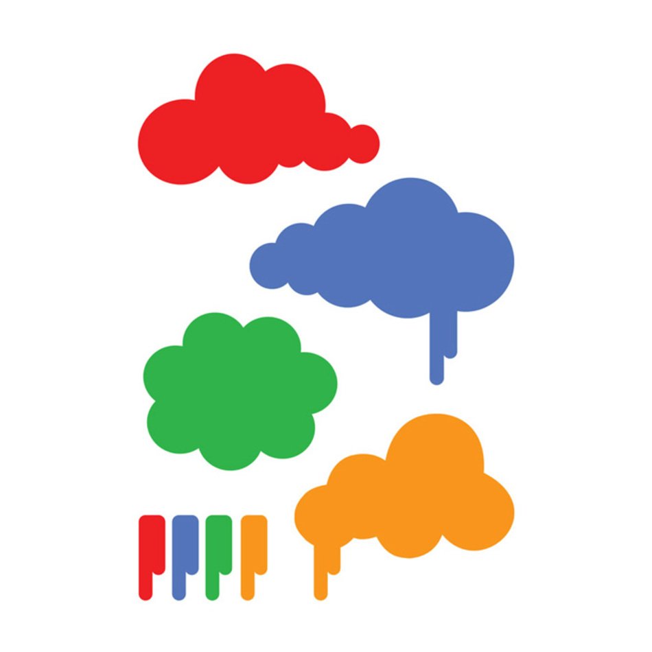 Vector Cartoon Clouds