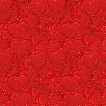 Red Glitter Hearts N2
