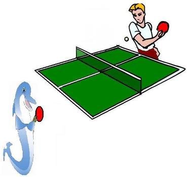 Table Tennis Clip Art N12
