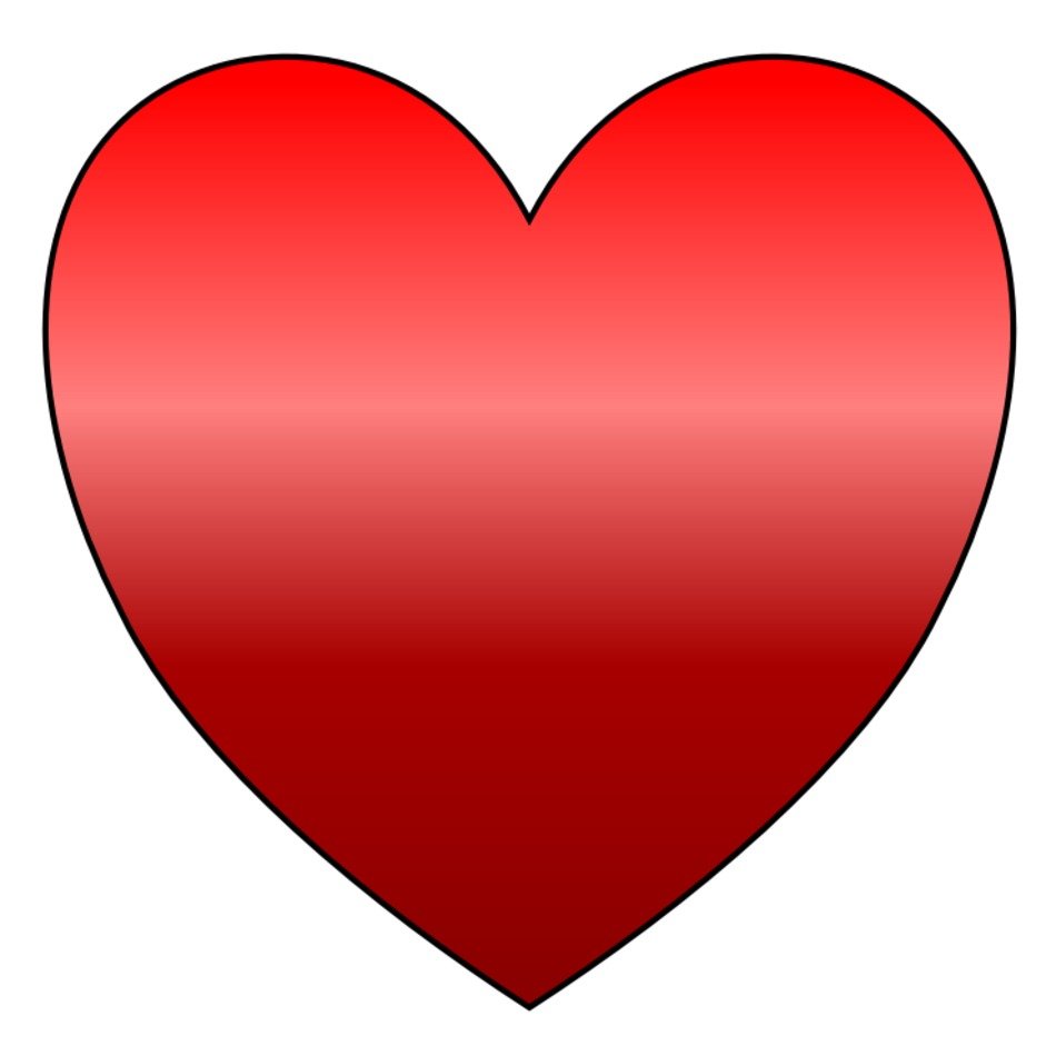Red Heart Clip Art N46