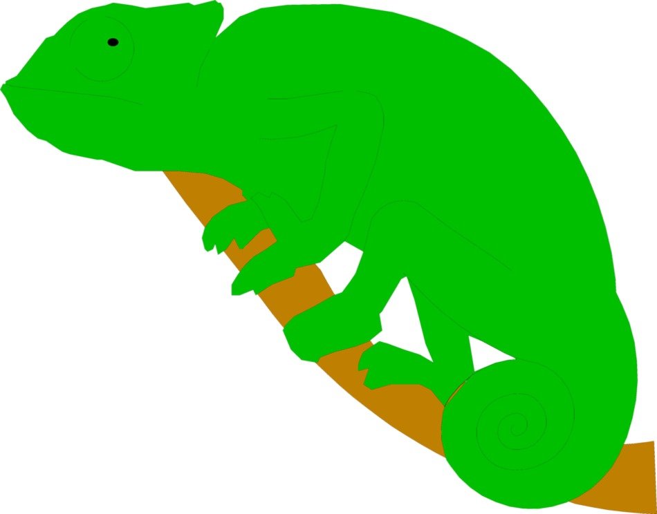 Chameleon Clip Art Free N5