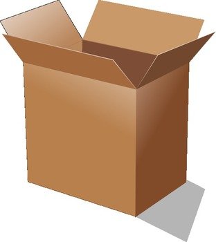 Cardboard Box Clip Art N22