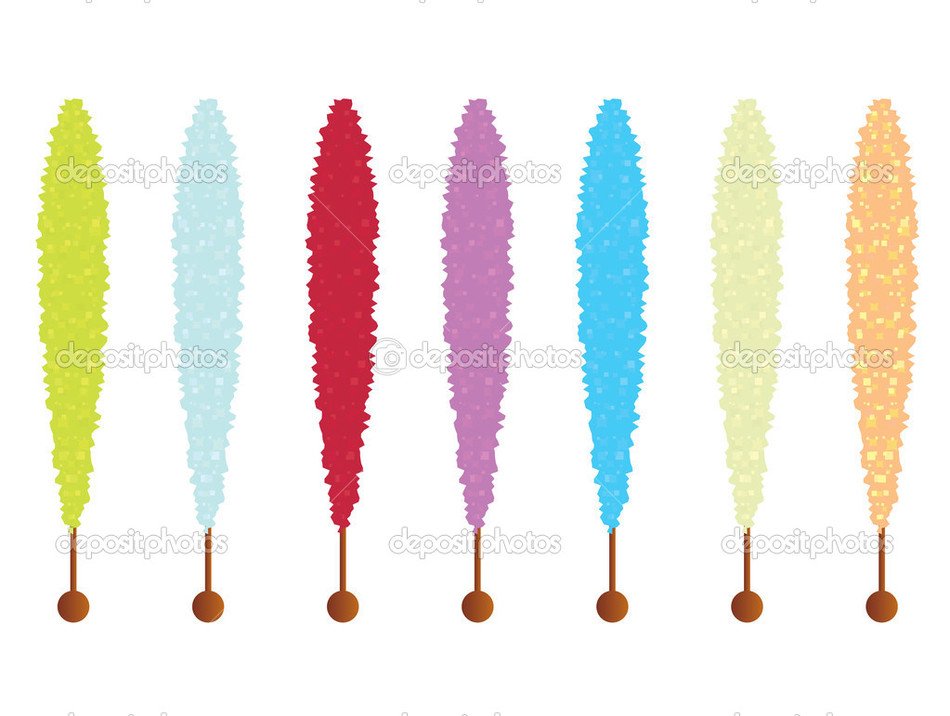 Rock Candy Sticks