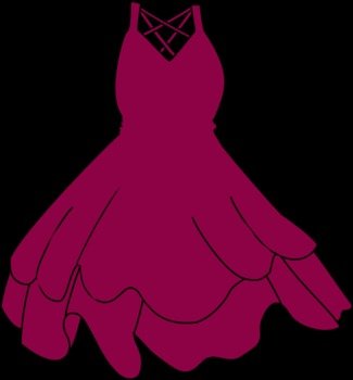 White Dress Clip Art N2