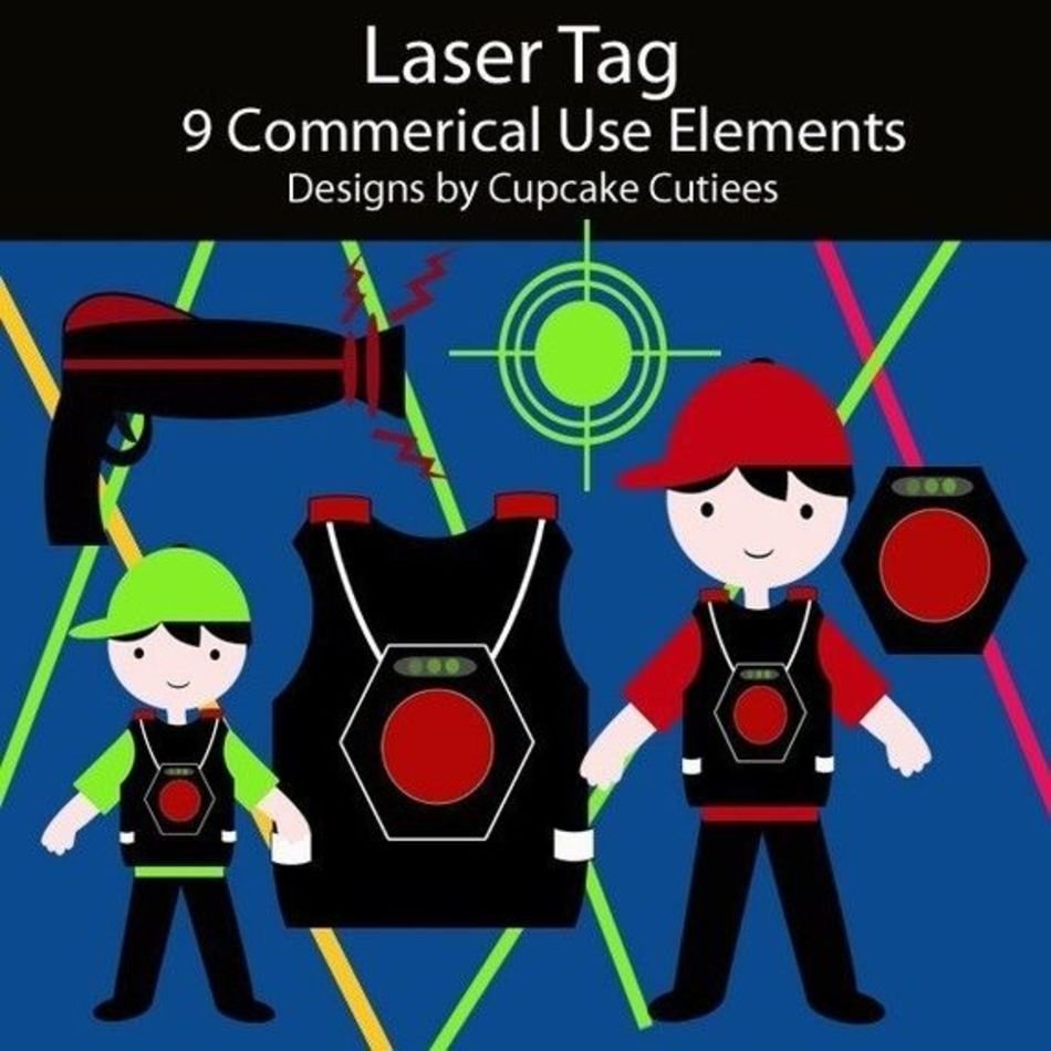 Laser Tag Clip Art N6