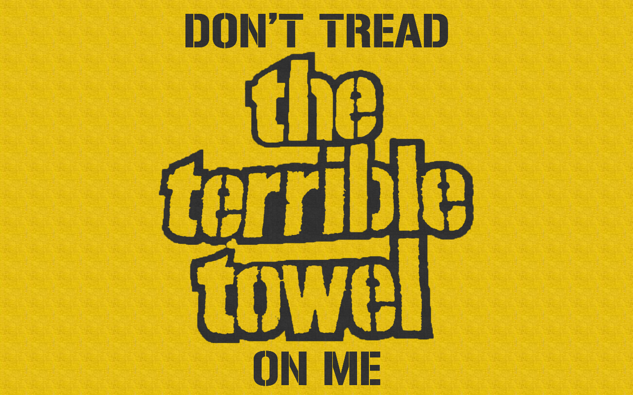 Yellow Pittsburgh Steelers Terrible Towel free image download