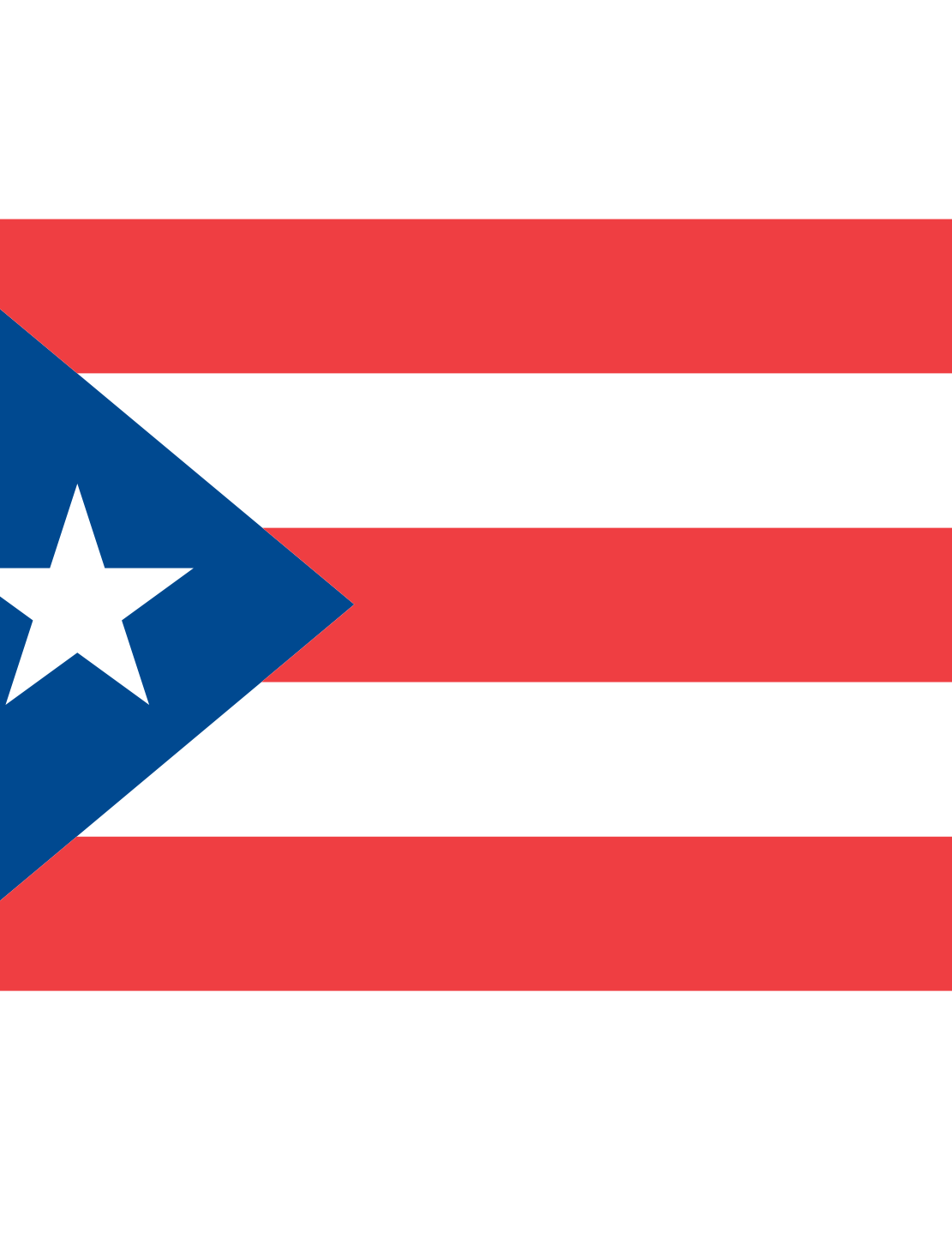 Clipart of Puerto Rico Flag free image download