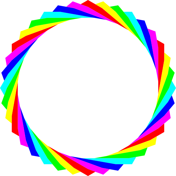 Circle Rainbow Clip Art free image download