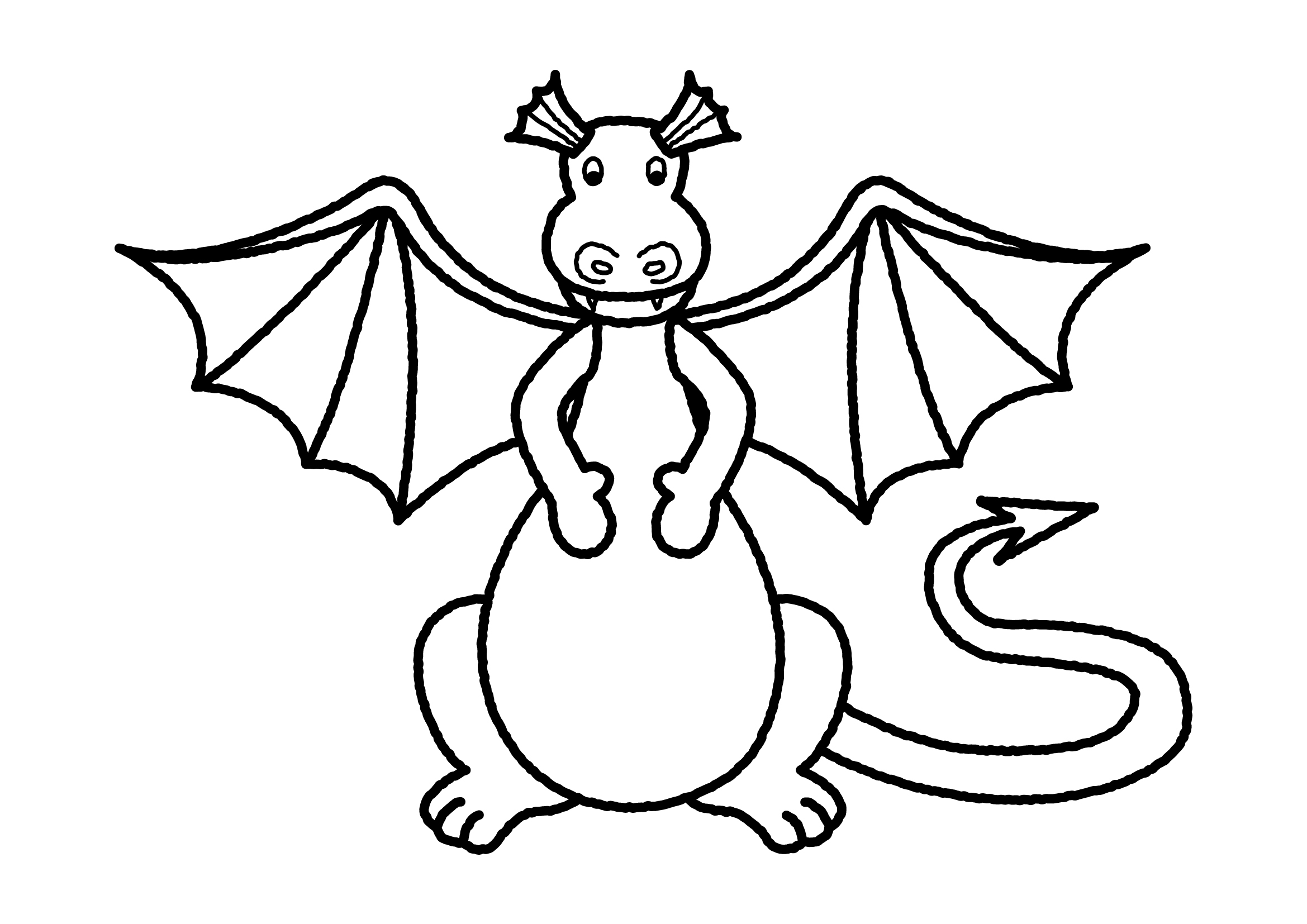 Dragon And Castle Coloring Pages Drawing Free Image