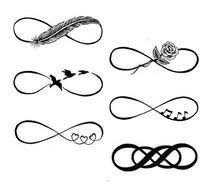 Heart With Infinity Symbol Tattoo Designs