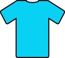 Blue T Shirt Clip Art N8