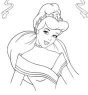 Coloriage Cendrillon