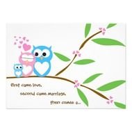 Owl Baby Shower Invitations