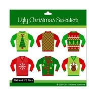 Ugly Sweater Clip Art N10