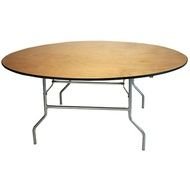 6 Foot Round Banquet Tables