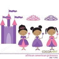 African American Princess Clip Art