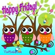 Happy Friday owl drawing