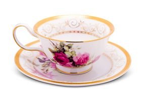 Tea Cup flower drawing