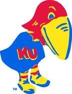 Kansas University Jayhawk Logo drawing