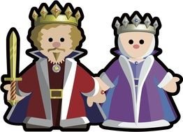 picture of king and queen