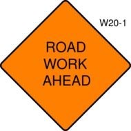 Road Work Sign Clip Art