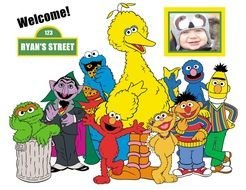 Sesame Street Sign drawing