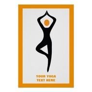 Yoga Tree Pose Silhouette
