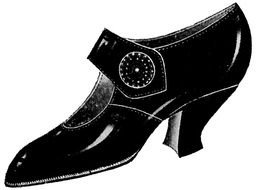 Vintage Ladies Shoe Clip Art
