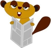 Person Reading Newspaper Clip Art N7