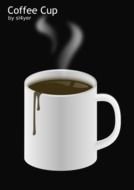Animated white Coffee Cup drawing