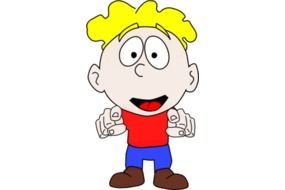 Happy Boy as a graphic illustration