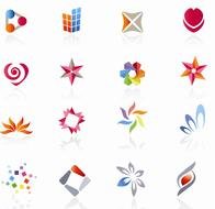 set of colorful Logo Designs