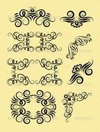 Swirl Corner Borders N2
