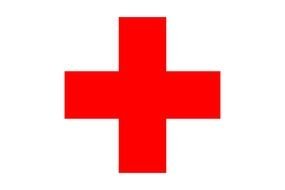 drawn smooth red cross