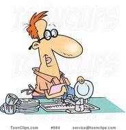 Dirty Dishes Cartoon N2