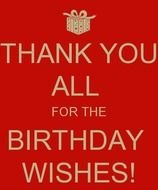 Thank You Birthday Wishes Quotes