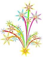 Free Clip Art Fireworks Celebration N5
