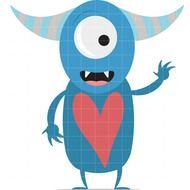 Monster Valentine Clip Art N2