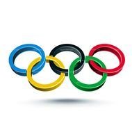 color Olympic Rings drawing