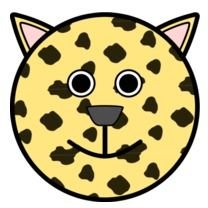 Cartoon Leopard Clip Art N7