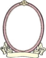 mirror Border Clip Art drawing