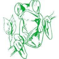 GREEN FROG FREE VECTOReps