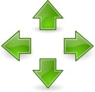 Green Arrow Clip Art N17
