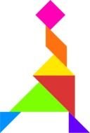 Ä°llustration of colorful shapes