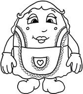 Humpty Dumpty as a graphic illustration